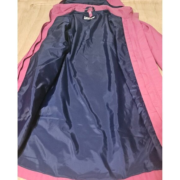 Lands End Size 2-4 Xs 3 In 1 Coat Jacket Long Magenta Berry Color - Picture 3 of 14